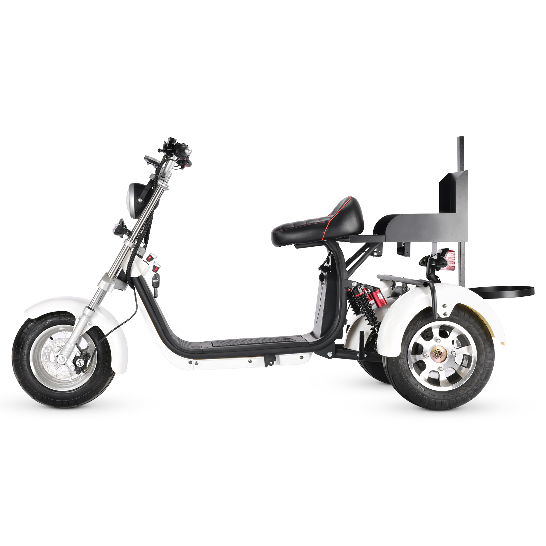 New Model 3 wheel citycoco scooter with golf bag carry