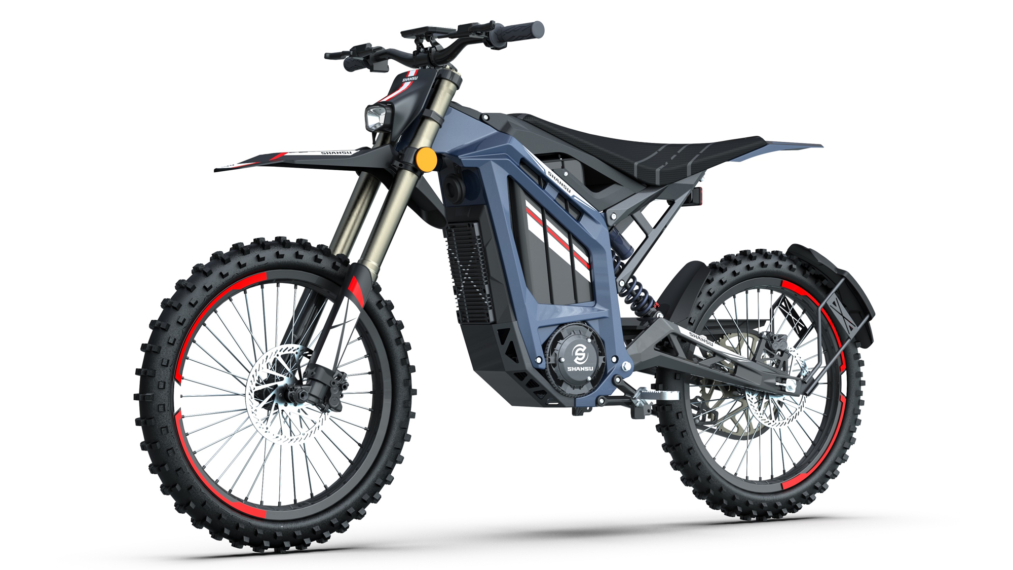 3000W 40ah Battery Electric Motorcycle With Off-Road Tires