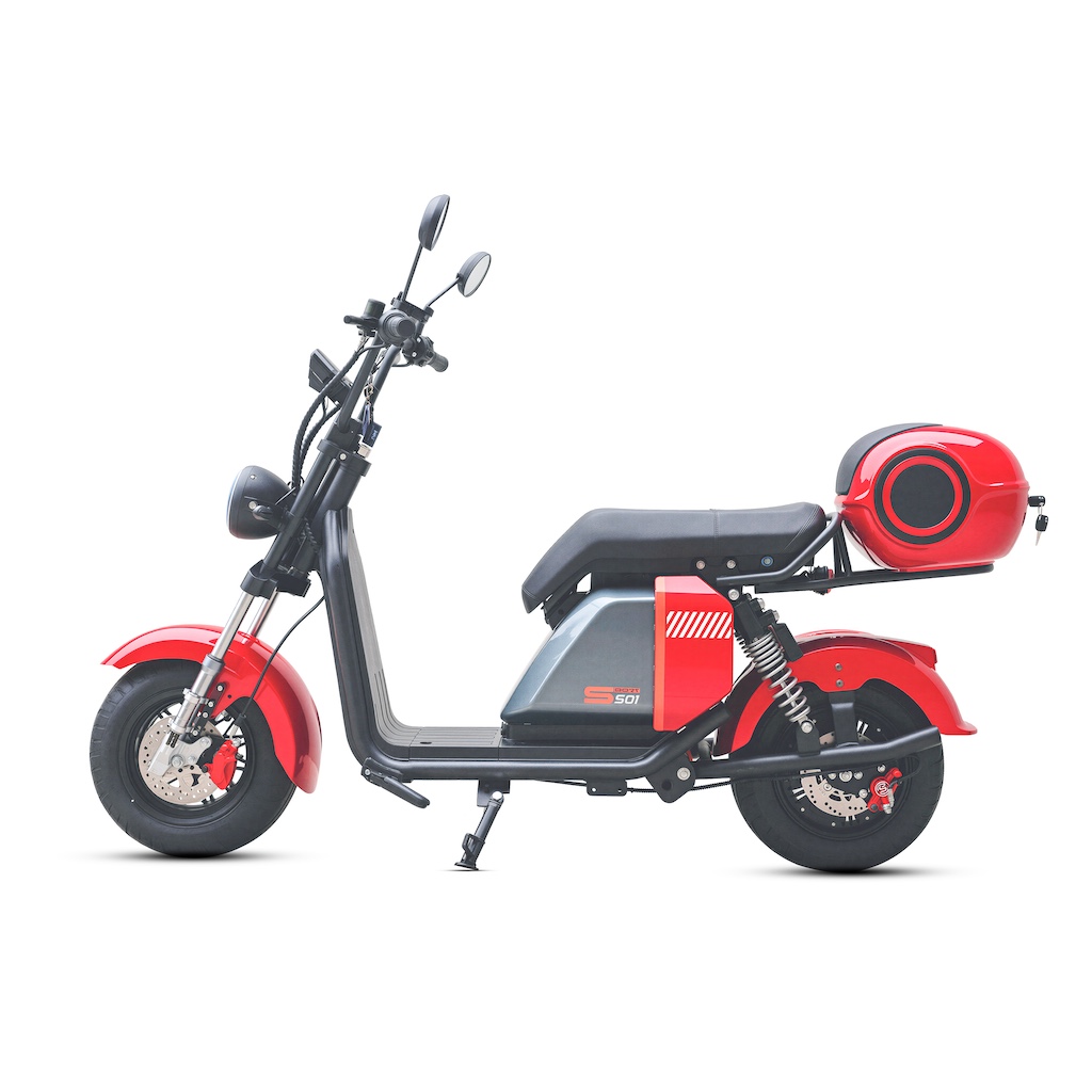 Top Model Mini Short 1.35M Electric Motos,E Motorcycle With Fat Tires,Rear Box